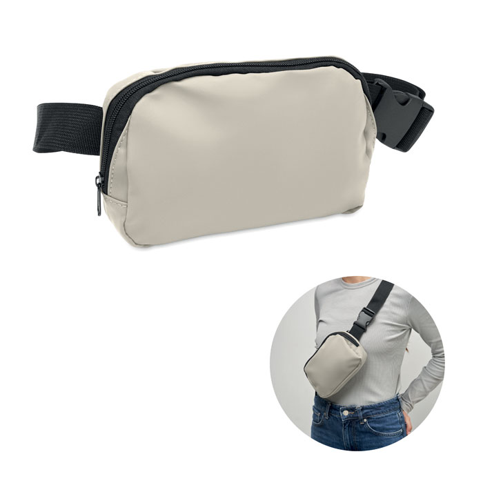 KOROVIN WAIST - Heuptas van 210D polyester - Gebroken Wit