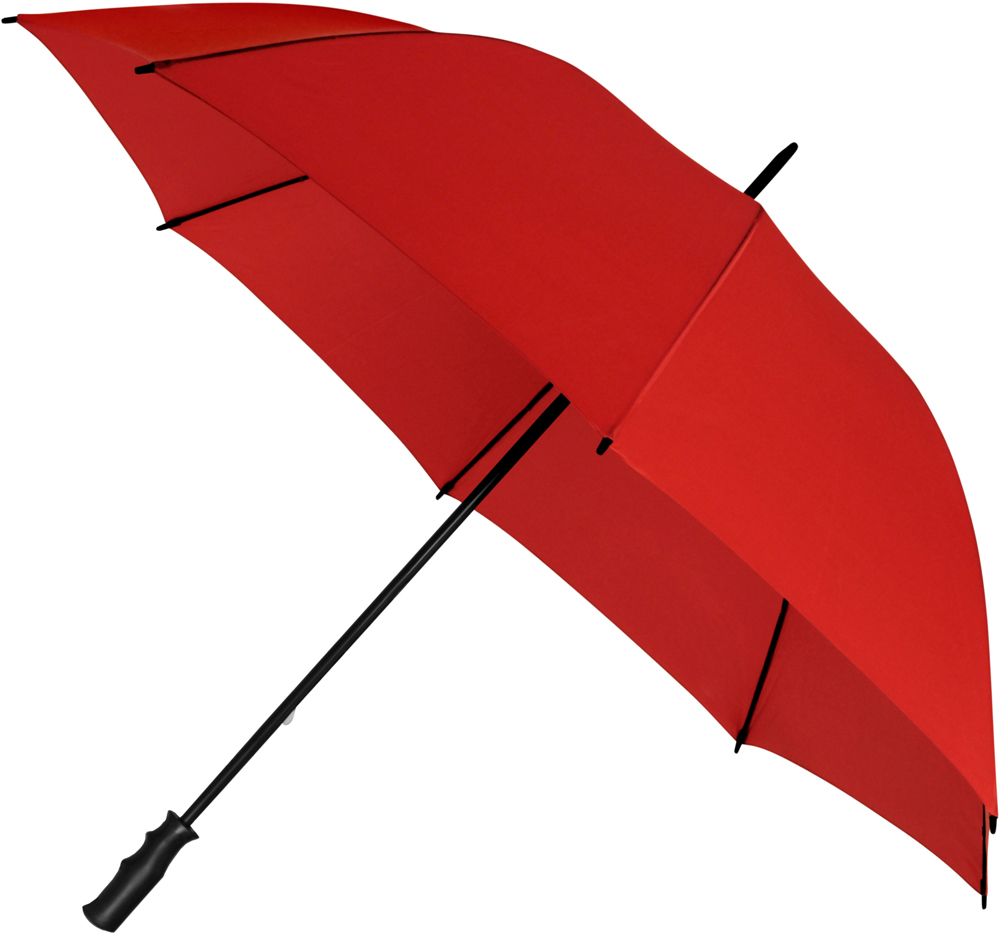 FALCONETTI - Golfparaplu - Handopening - Windproof -  125 cm - rood (± PMS 199C)