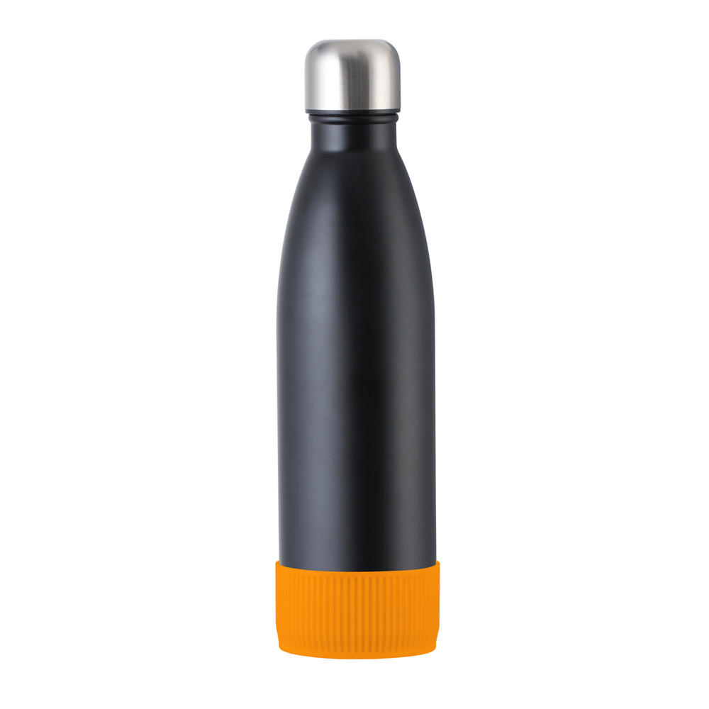 Fles RETUMBLER-myTOULON - oranje, zwart, zilver