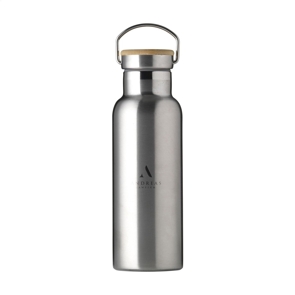 Nordvik RCS Recycled Steel 500 ml drinkfles - zilver