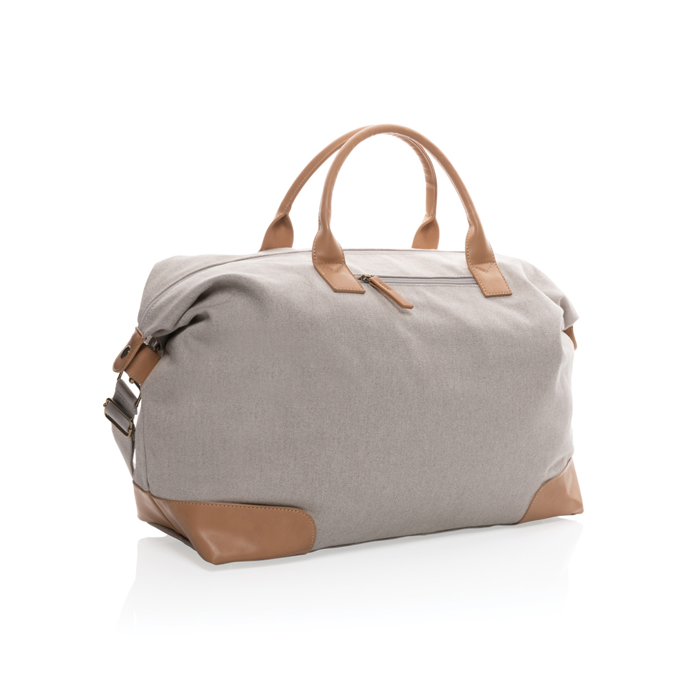 Impact AWARE™ 16 oz. rcanvas large weekendtas - grijs (± PMS 7538)