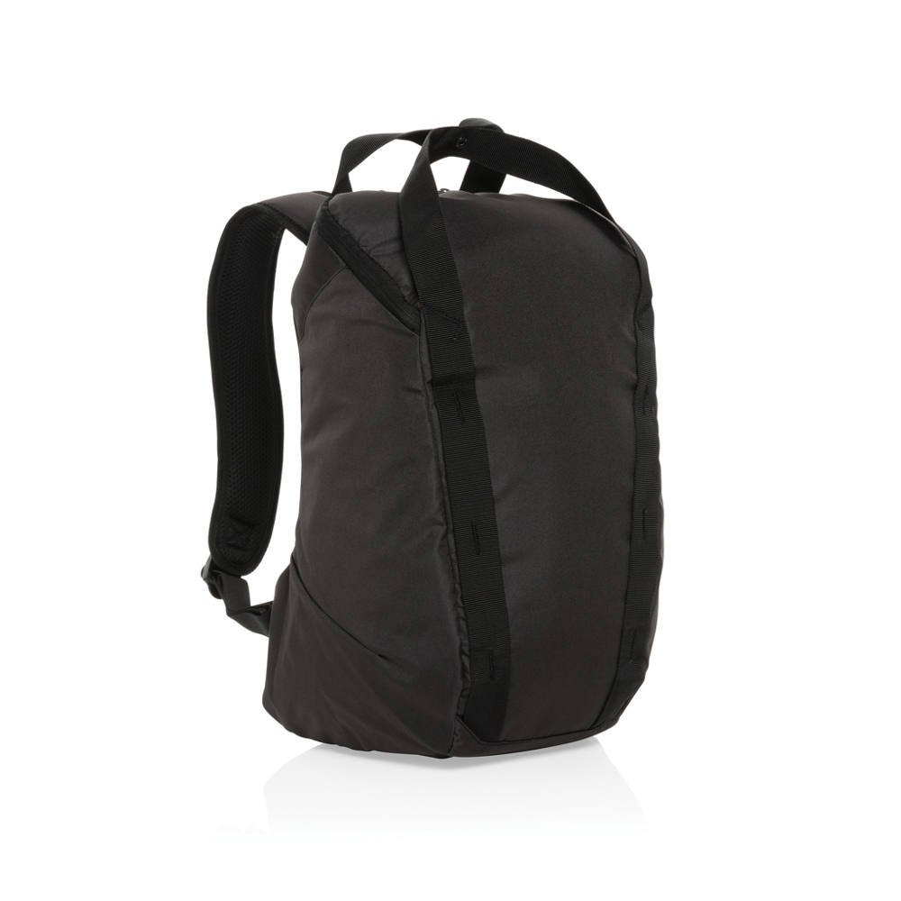 Sienna AWARE™ RPET everyday 14" laptop rugzak - zwart (± PMS Black)