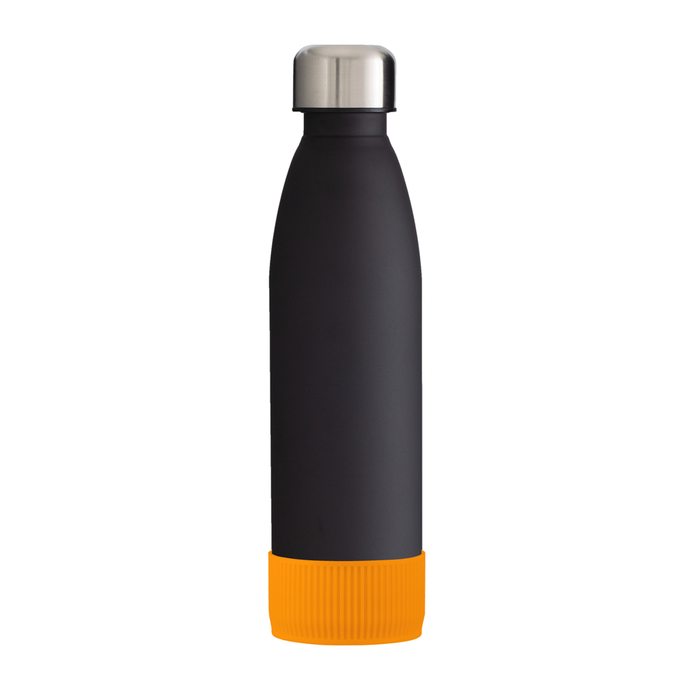 Fles GLASS - oranje, zwart