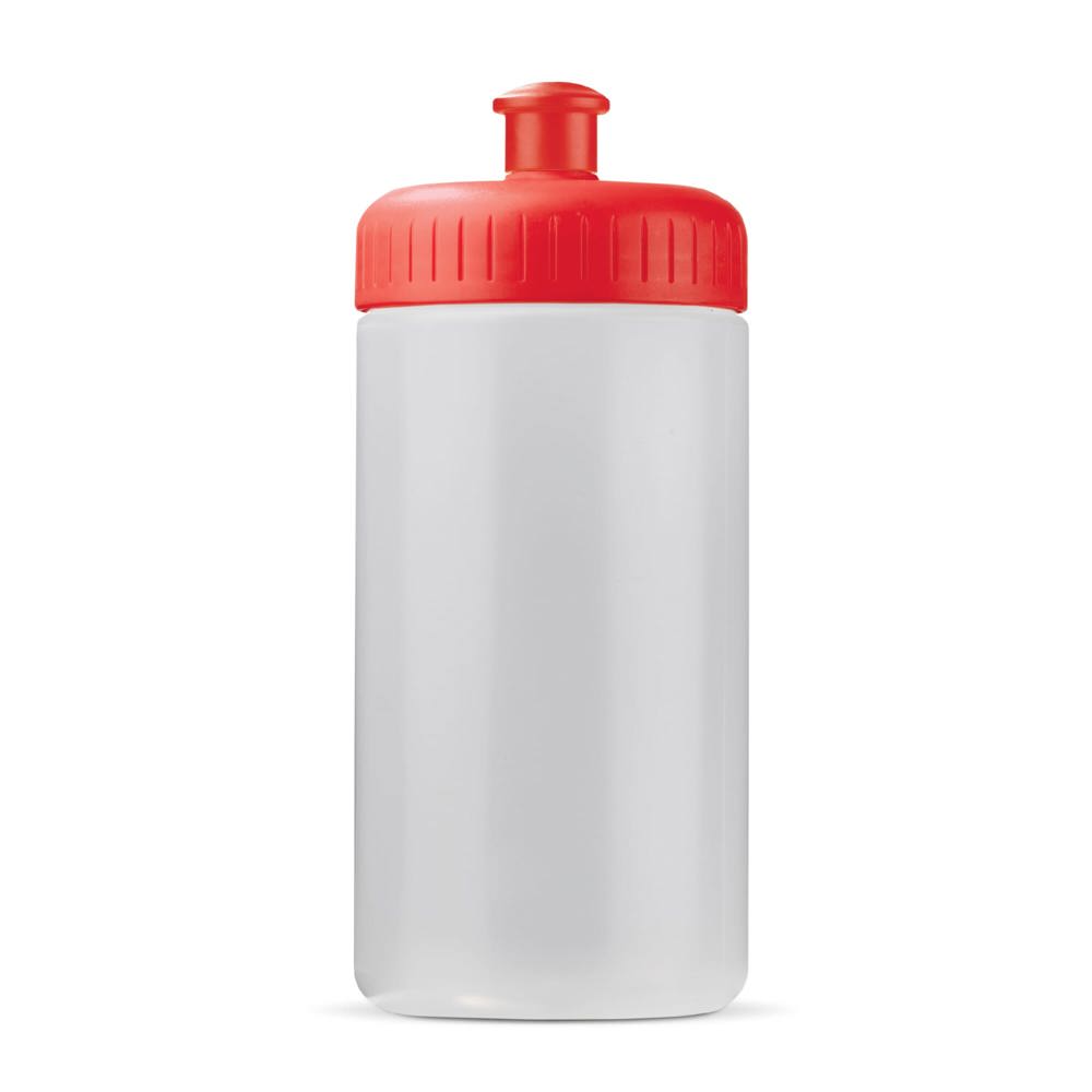 Sportbidon Bio basis 500ml basic - Transparant / Rood