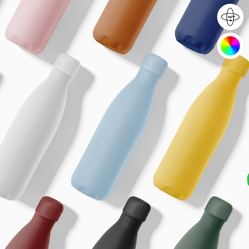 Thermosfles / Drinkfles - 500 ml - Licht blauw