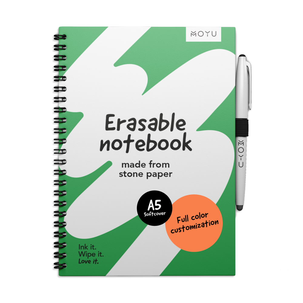 MOYU Softcover Uitwisbaar Notitieboek A5 Full Color