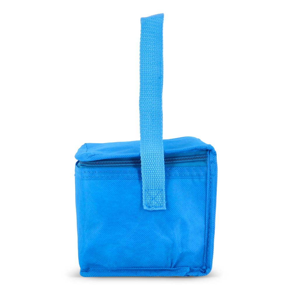 R-PET koeltas voor 6 blikjes, non-woven, 20 x 13 x 12,5 cm, 75 g/m²