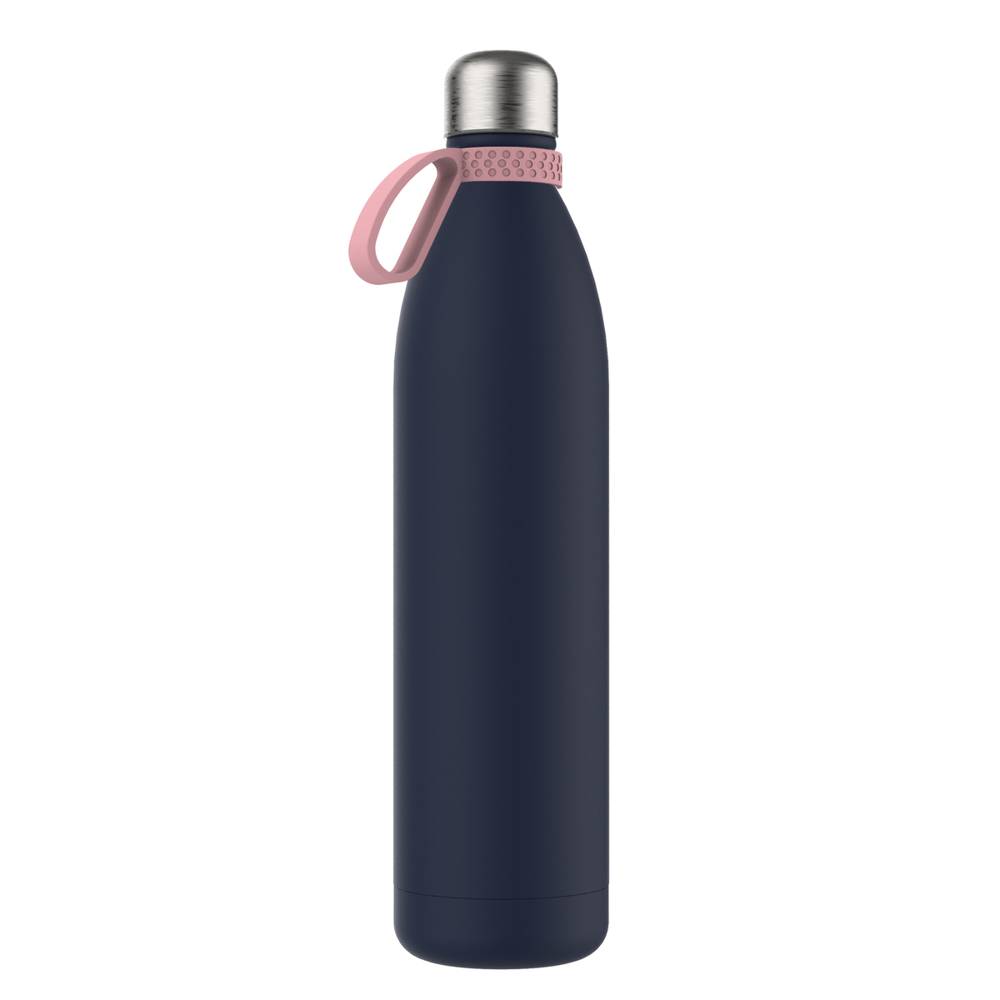 Thermofles RETUMBLER-NIZZA XXL - lichtmagenta, roze, navy, zilver