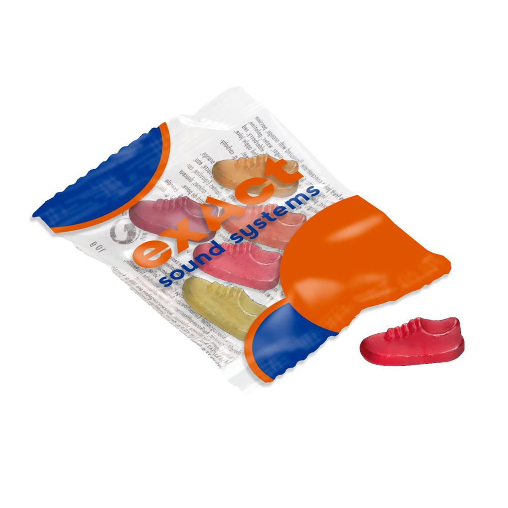 Vruchtengummies in veel standaard vormen - transparant