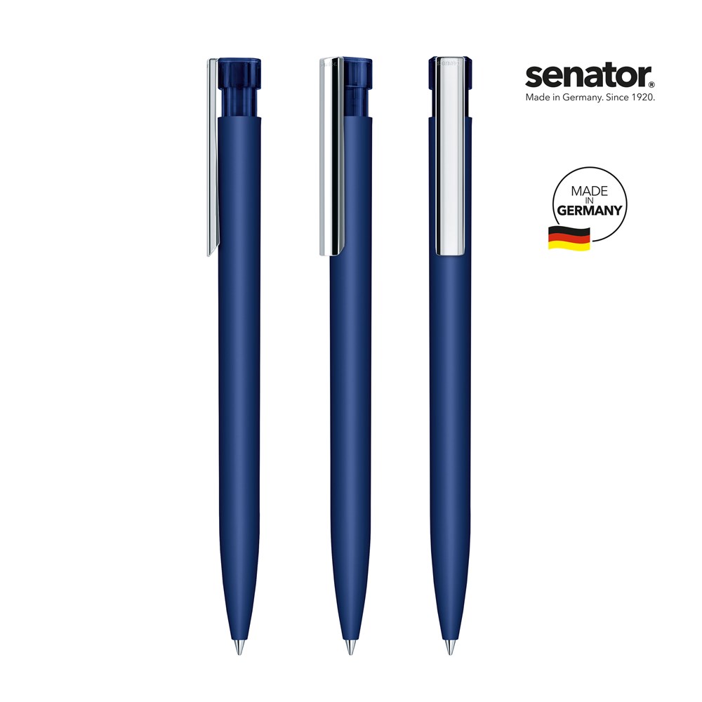 senator® Liberty Soft Touch MC  retractable pen - blauw 2757