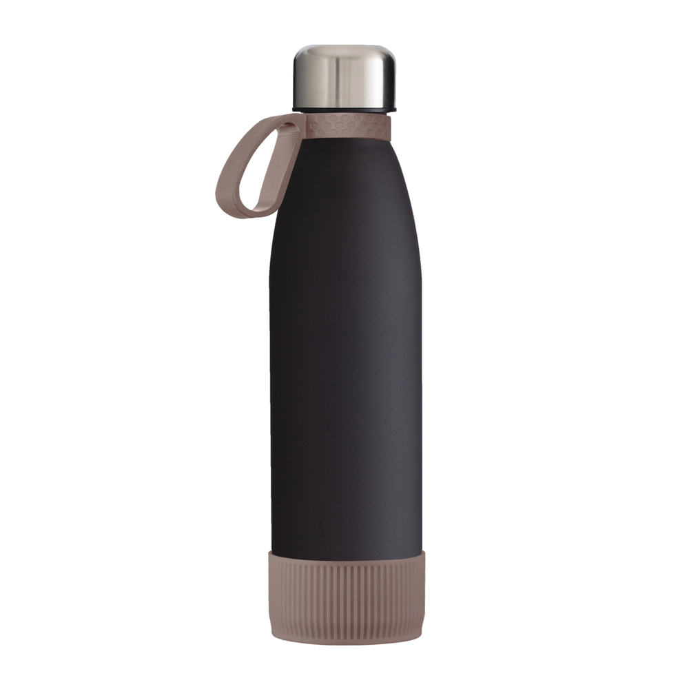 Fles GLASS - bruin, zwart