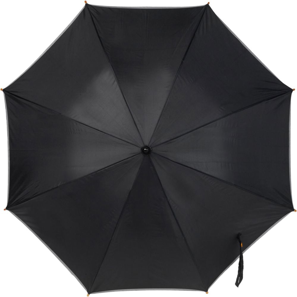 Polyester (190T) paraplu Carice - Zwart
