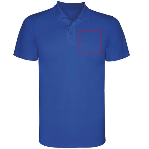 Monzha 150 g/m² sportpolo met korte mouwen voor heren