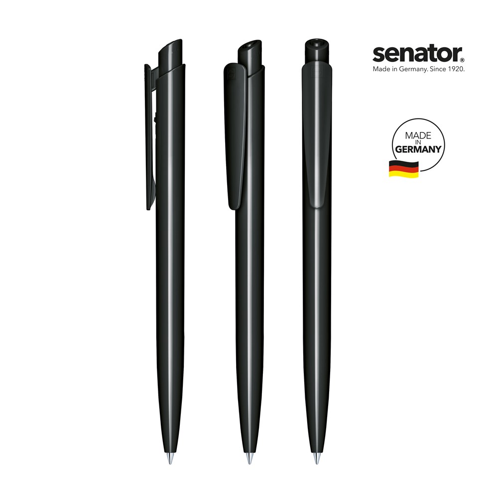 senator® Dart Polished balpen - Zwart