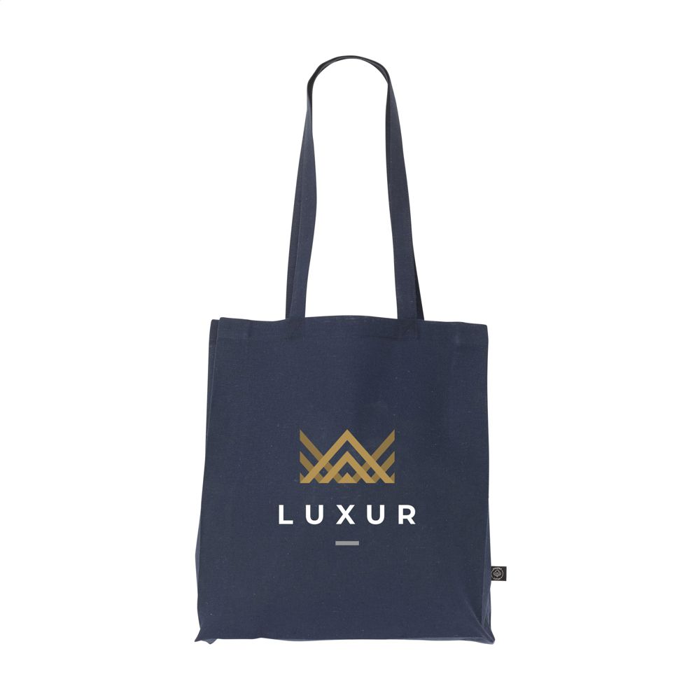 Colour Square Bag GRS Recycled Cotton (150 g/m²) tas - navy