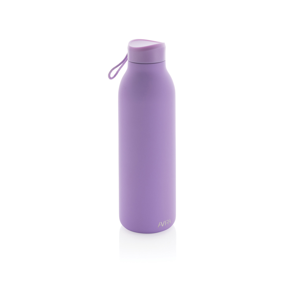 Avira Avior RCS gerecycled roestvrijstalen fles 500 ML - paars (± PMS 264C)