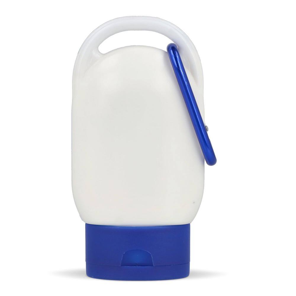 Zonnebrandlotion met Karabijnhaak SPF30 Gerecycled Materiaal - blauw