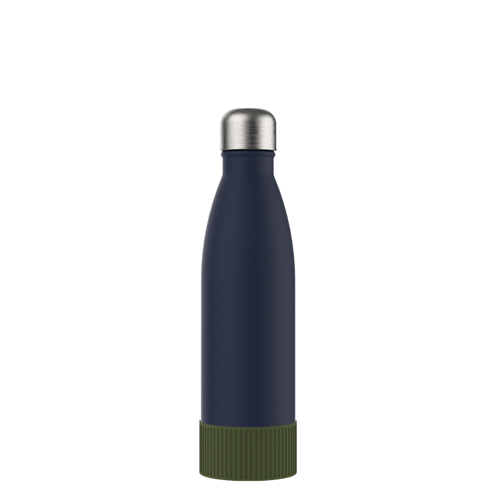 Thermofles RETUMBLER-NIZZA - oijfgroen, navy, zilver