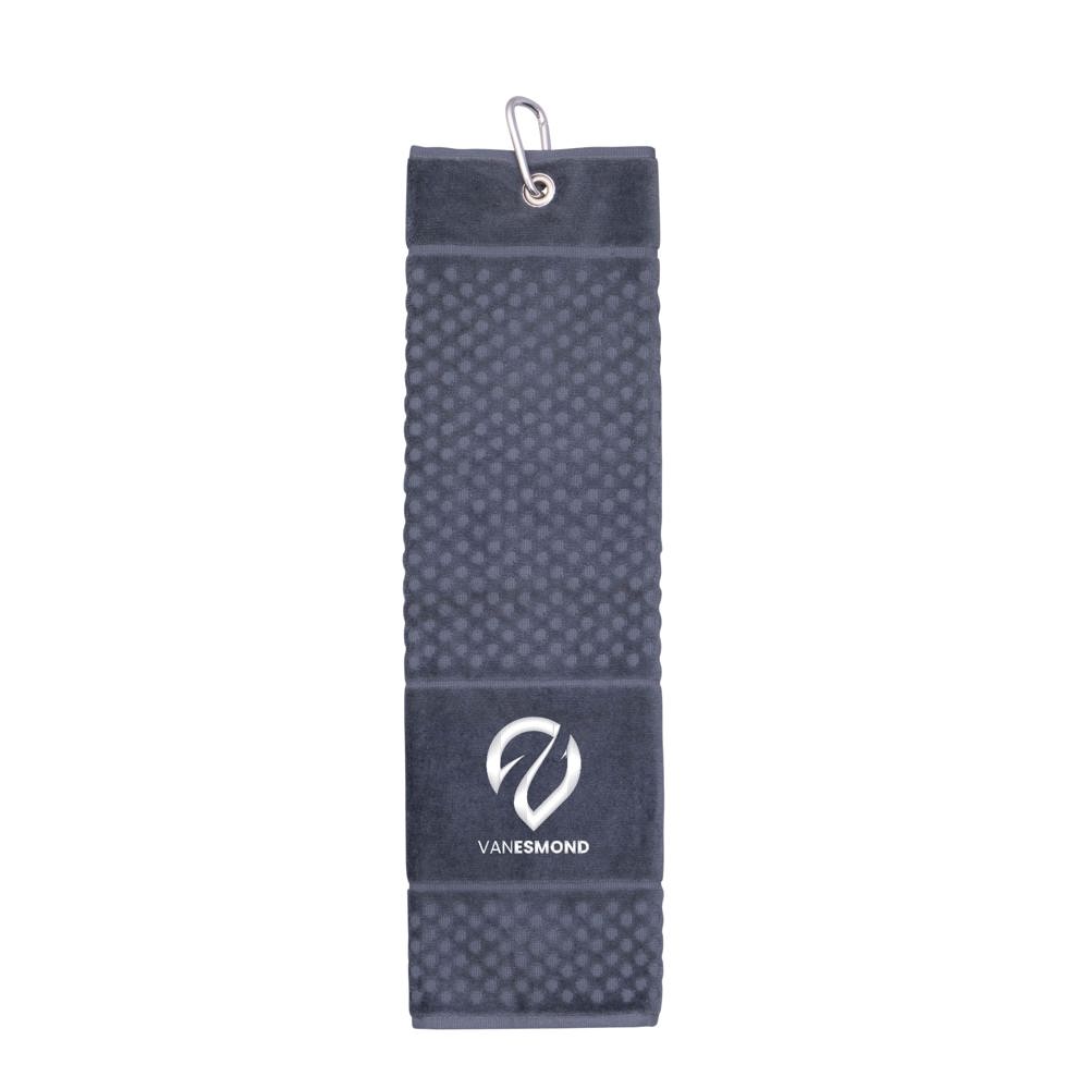 Golfhanddoek luxe - donkergrijs