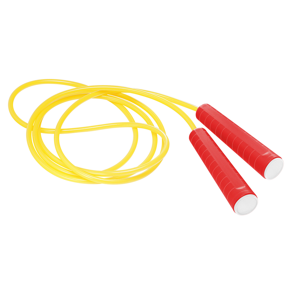 Springtouw - rood/wit/neongeel