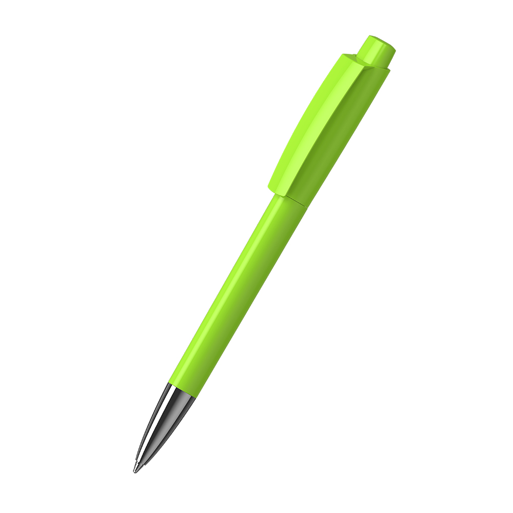 Klio-Eterna - Zeno high gloss Mn - Drukknop-balpen - lichtgroen