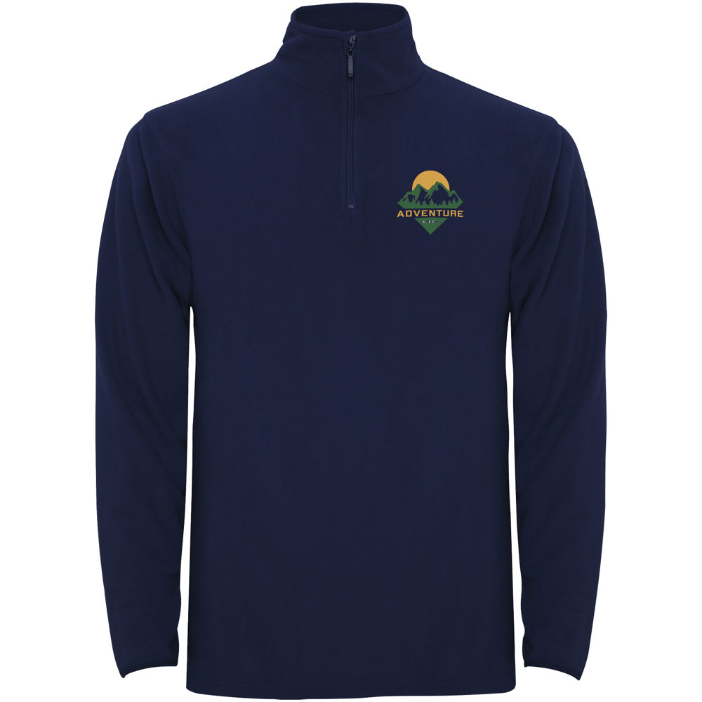 Himalaya fleece herenjack met kwartrits