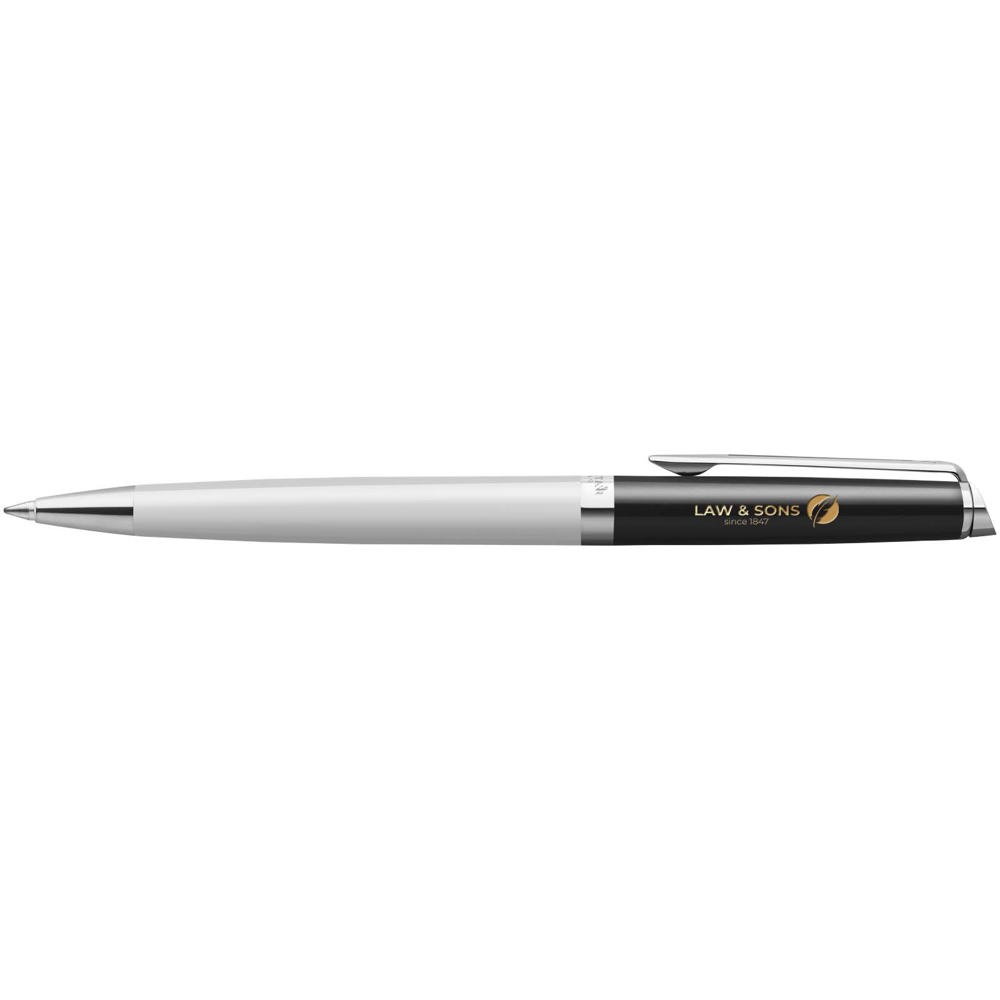 Waterman Hemisphere balpen met kleurblokken en palladium afwerking (blauwe inkt)