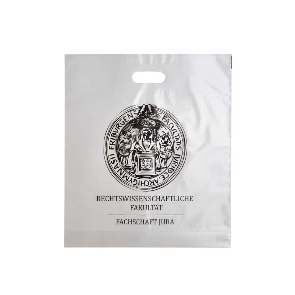 Plastic tas, 40 x 45 x 7,5 cm, 48 micron, mdpe, stanshandvat, 2 zijden