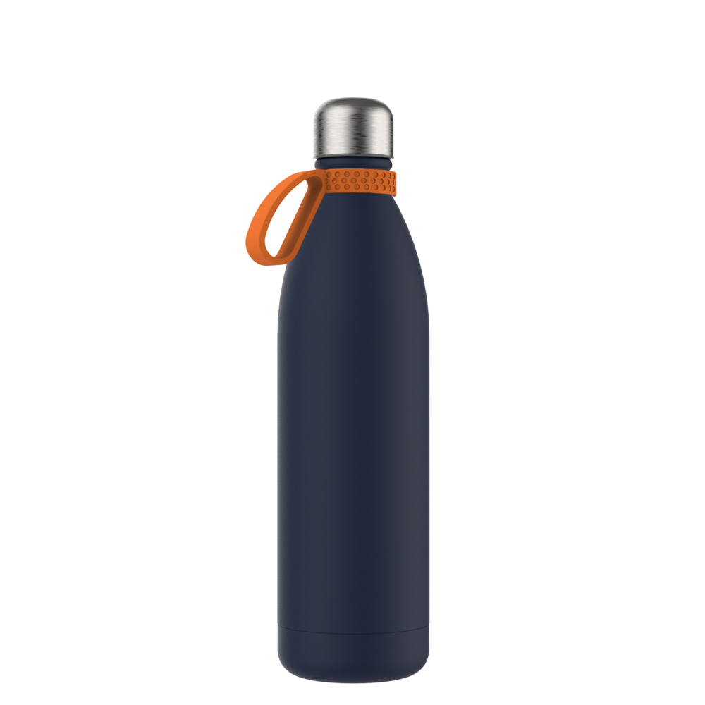 Thermofles RETUMBLER-NIZZA XL - oranje, navy, zilver