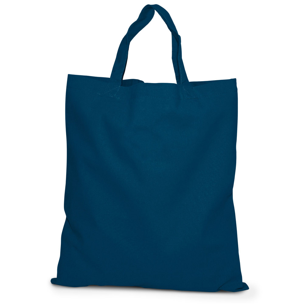 KAPSTADT – Katoenen tas met korte handvatten - Marineblauw