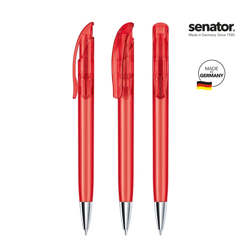 senator® Challenger Clear MT  retractable pen - rood 186