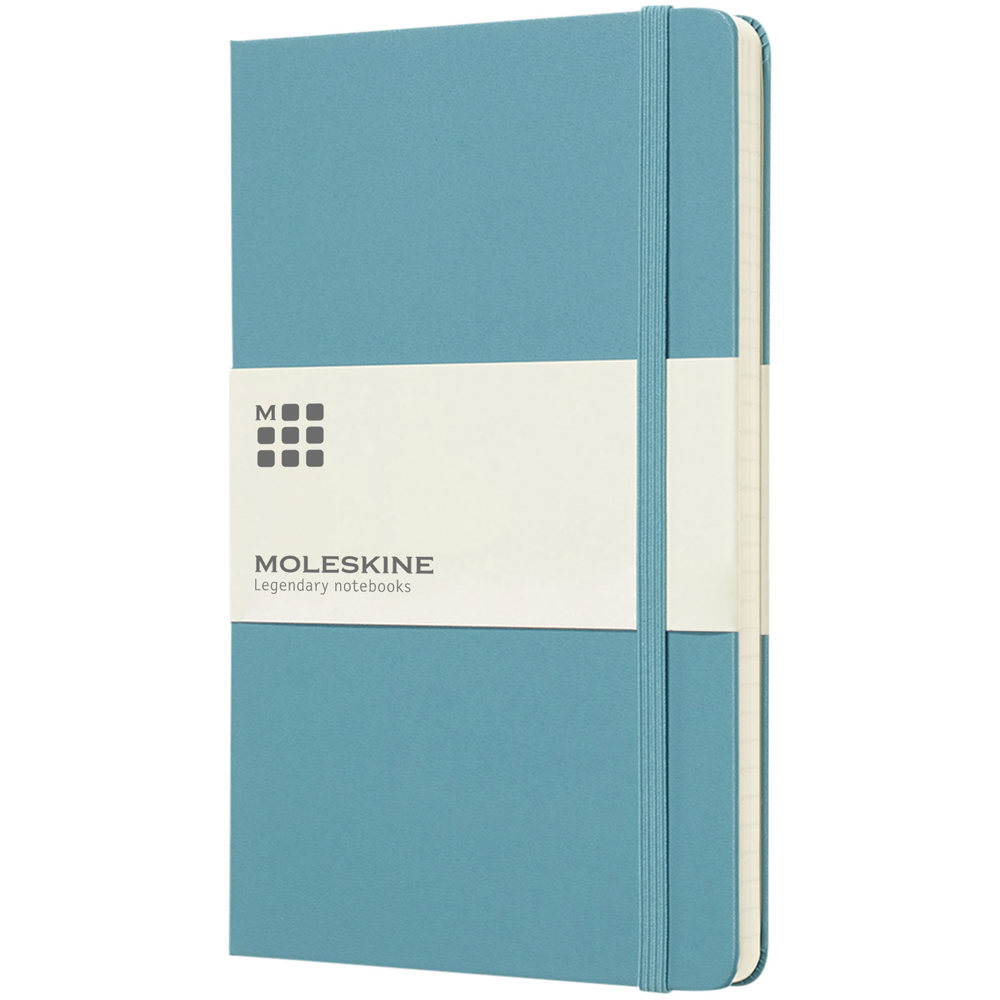 Moleskine Classic L hardcover notitieboek - gelinieerd - Rifblauw