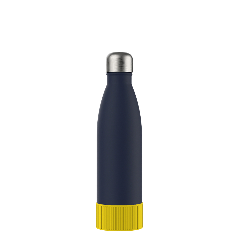 Thermofles RETUMBLER-NIZZA - geel, navy, zilver