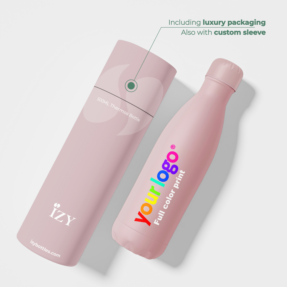 Thermosfles / Drinkfles - Roze - 500 ml