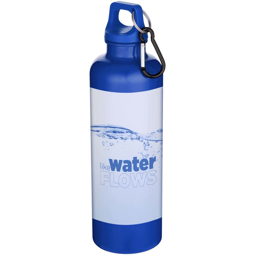 Oregon 750 ml effen RCS gerecycleerde plastic drinkfles met karabijnhaak