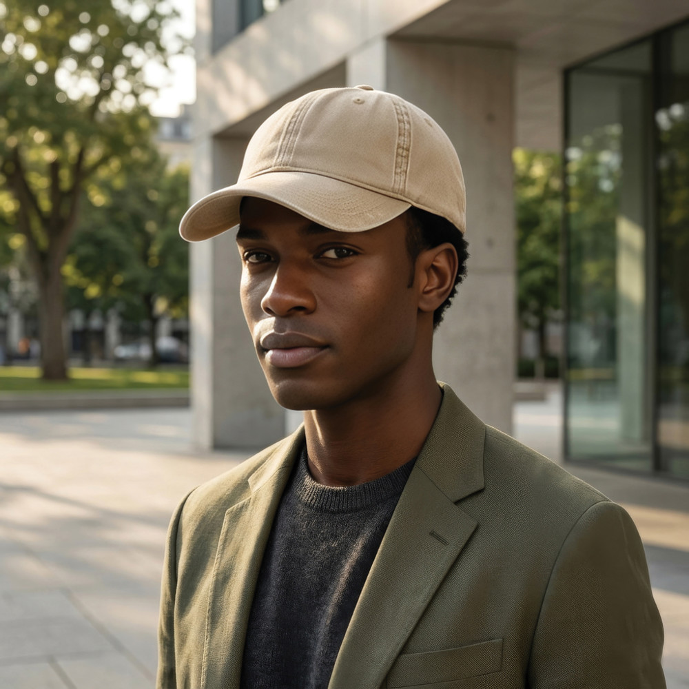 BEAU AWARE™ Washed 6 panel 270gsm cotton twill cap