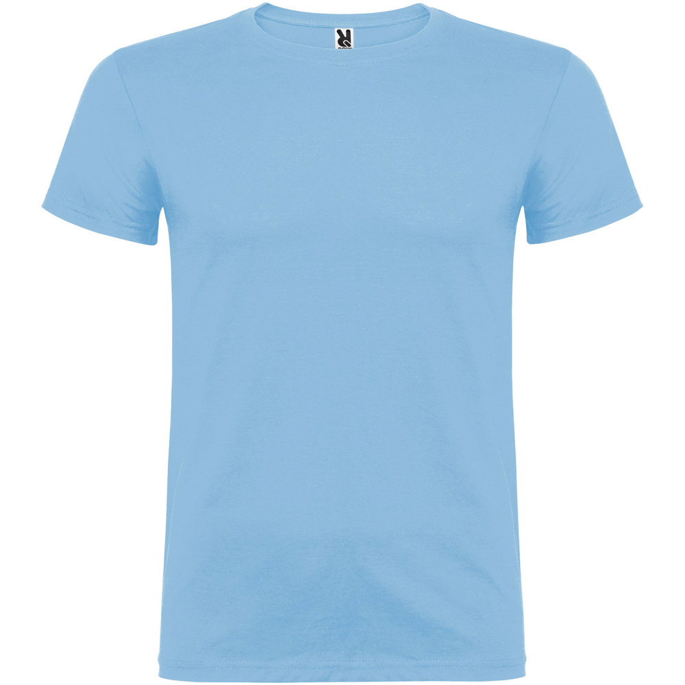 Beagle 155 g/m² herenshirt met korte mouwen - Hemelsblauw