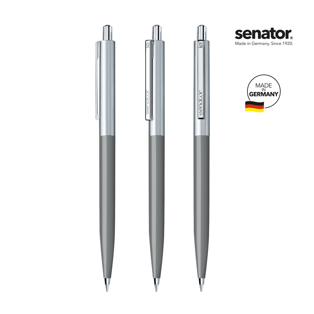senator® Point Metal  retractable pen - cool gray 9