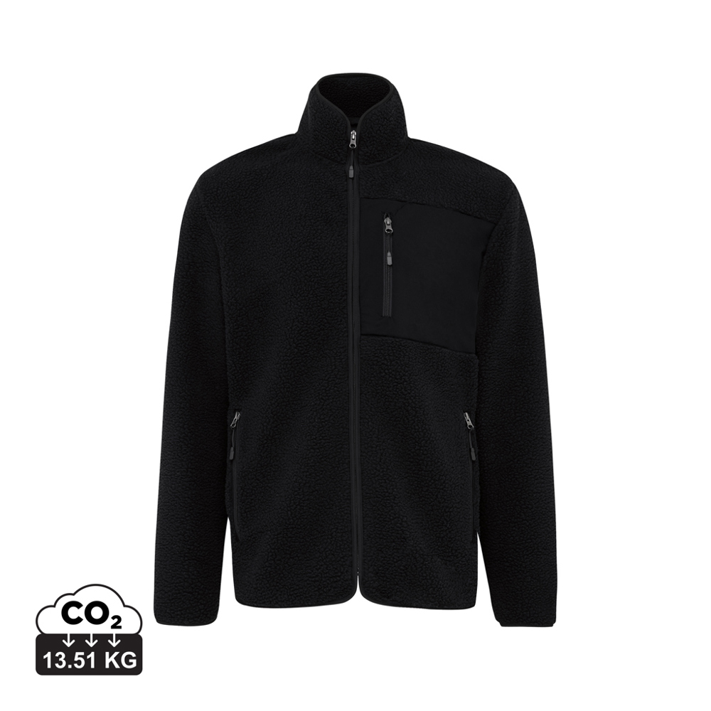 IQONIQ Diran gerecycled polyester pile-fleece jas
