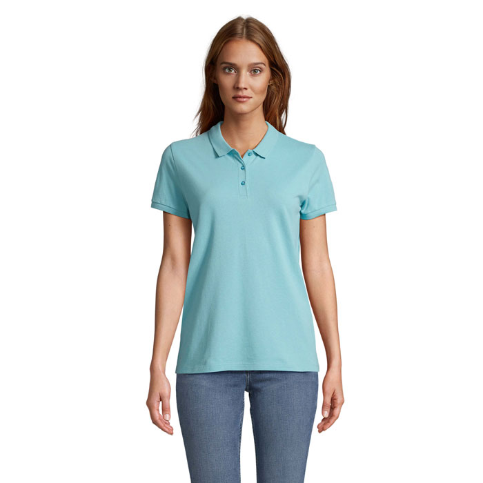 PLANET WOMEN - PLANET DAMES Polo 170g - Pool Blue