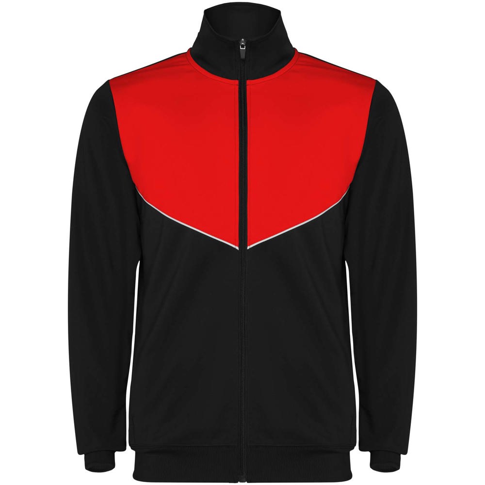 Evans 225 g/m² unisex trainingspak - zwart, rood
