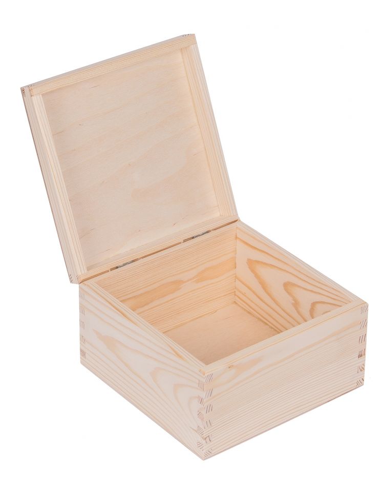 Houten kist 20x20x13 cm