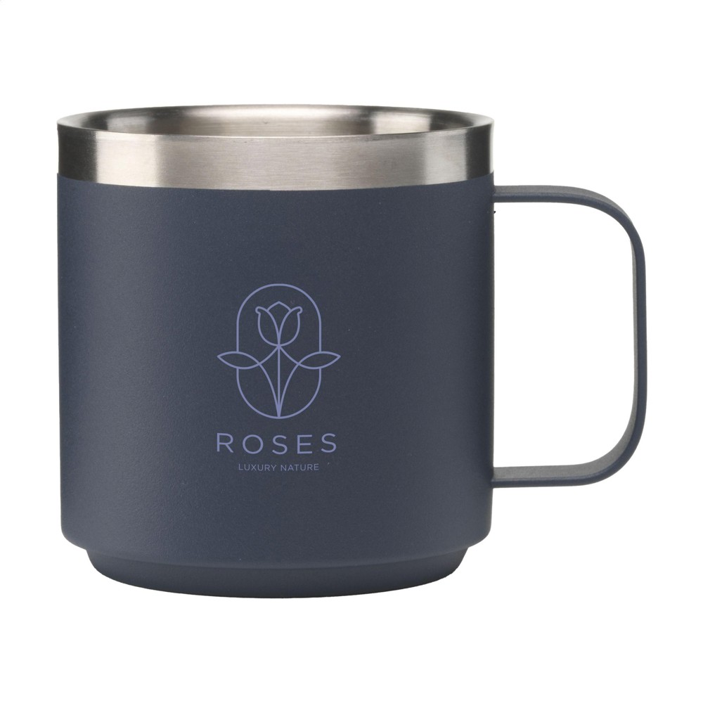 Knox RCS Recycled Iso Mug 300 ml thermosbeker - blauw (± PMS 2767C)
