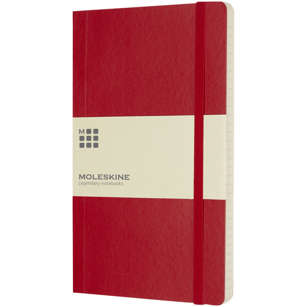 Moleskine Classic L softcover notitieboek - gelinieerd - Scharlakenrood
