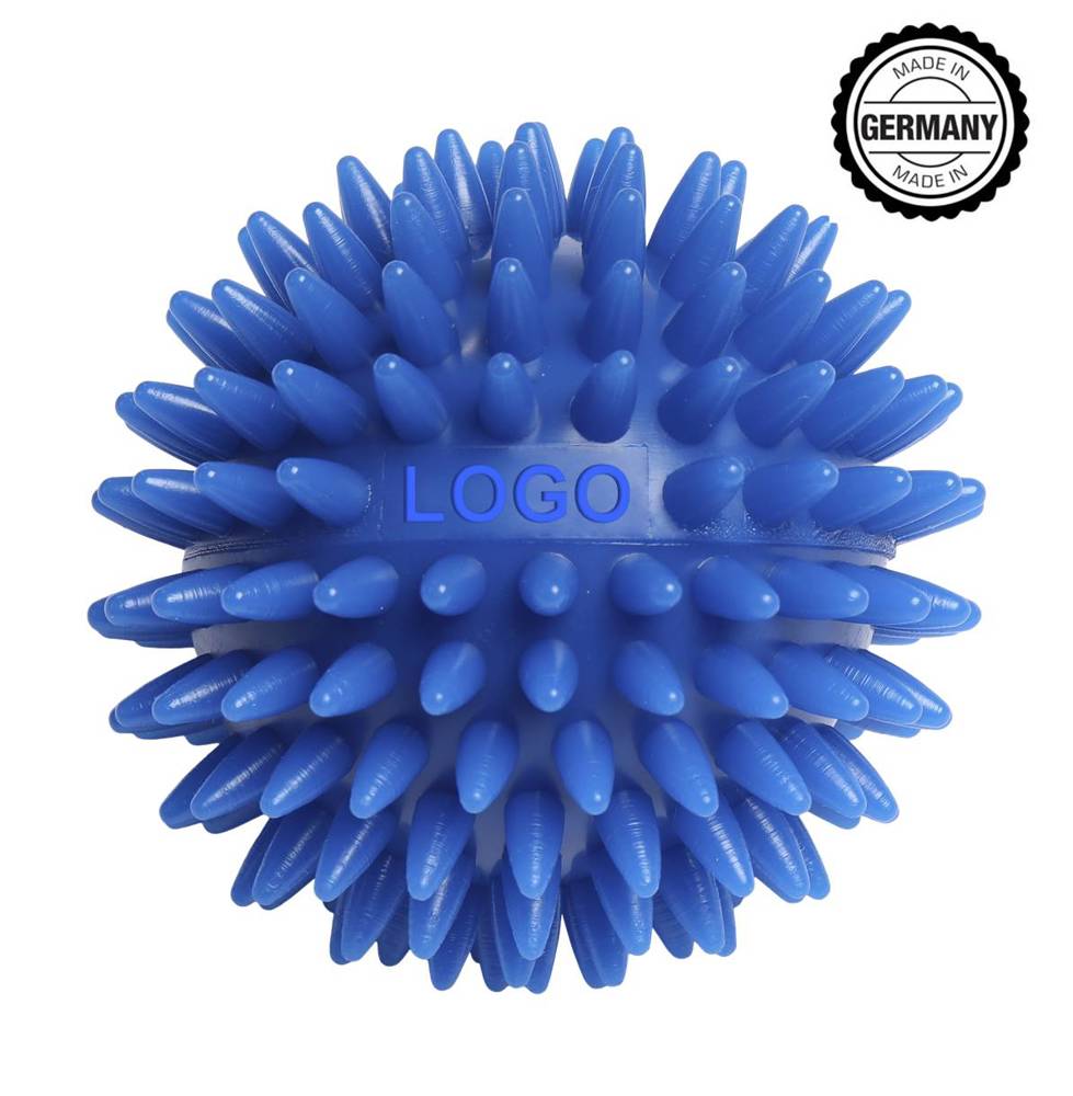 Massagebal / Egelbal, vierkant reliëfveld - Blauw