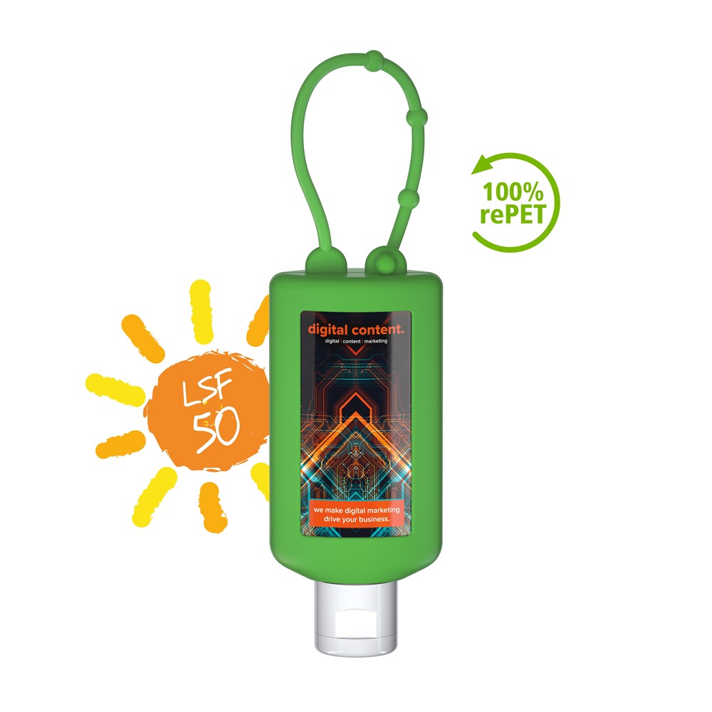 Zonnemelk Gevoelige Huid, Bumper 50 ml, groen, Body Label