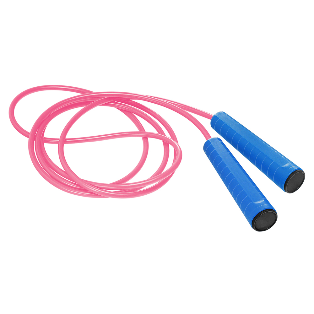 Springtouw - blauw/zwart/fuchsia