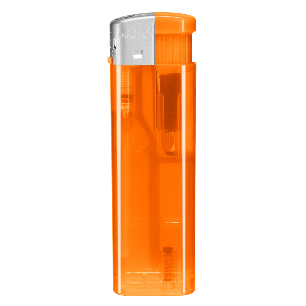 Elektronische aansteker "Beta" - oranje-transparant
