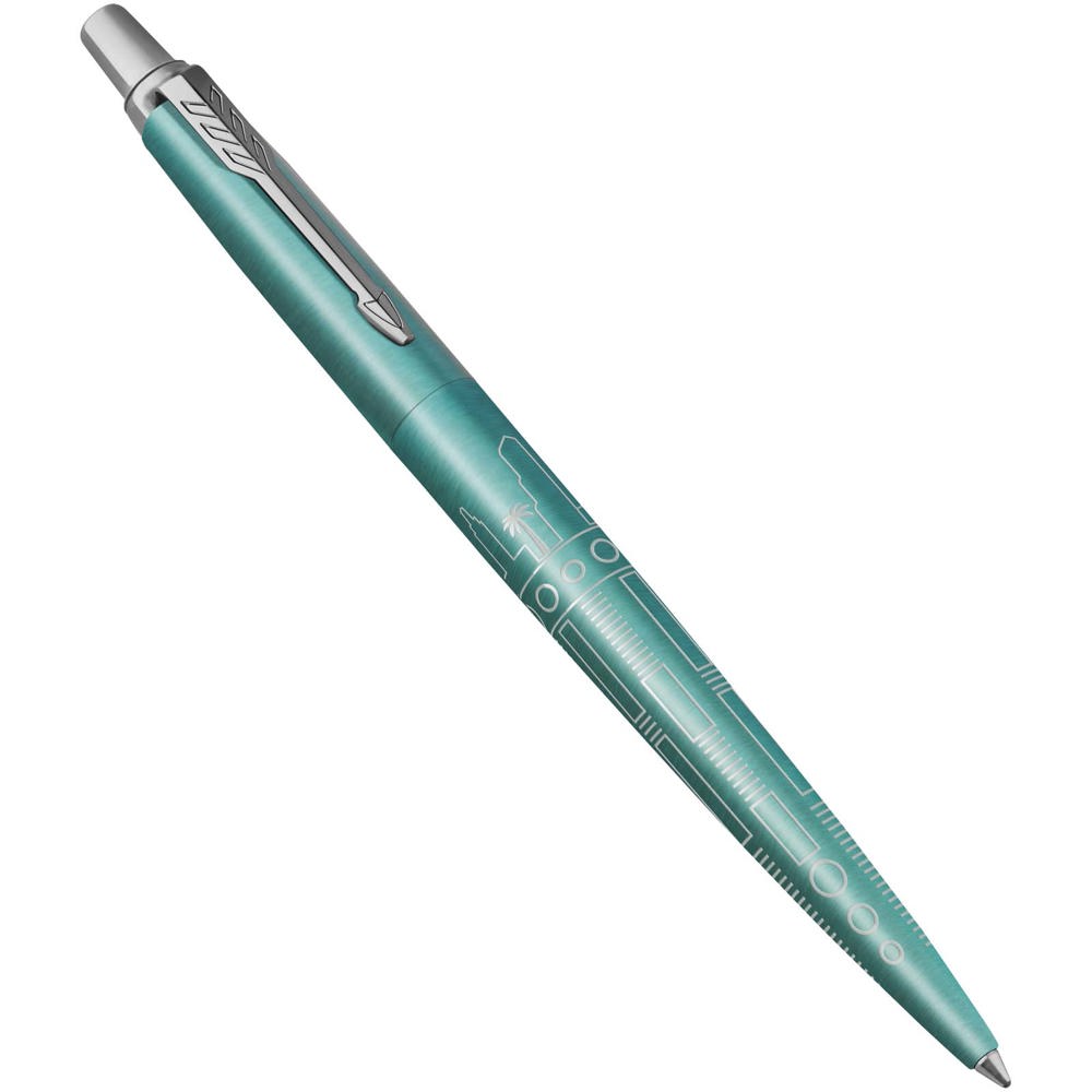 Parker Jotter SE Global Icons balpen (blauwe inkt)