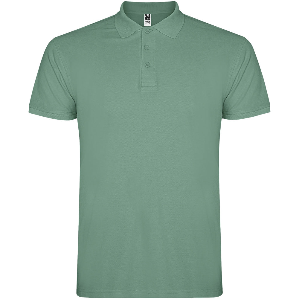 Star 200 g/m² herenpolo met korte mouwen - Donkermint